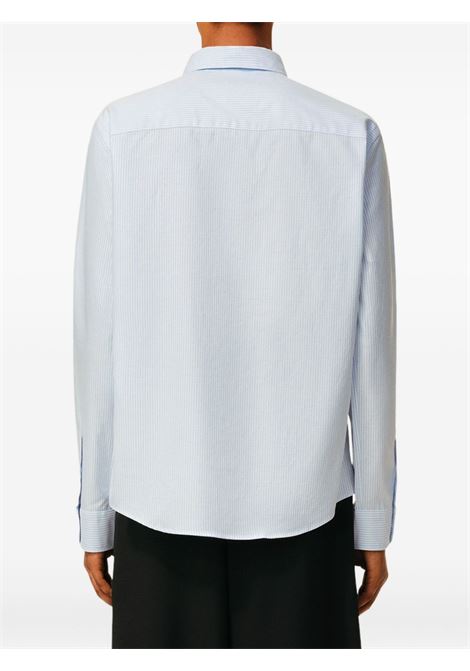 Camicia a righe in azzurro AMI Paris - uomo AMI PARIS | HSH763CO0087475
